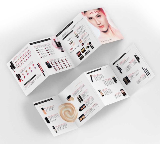 Brochure luxe shiseido ©Catsai